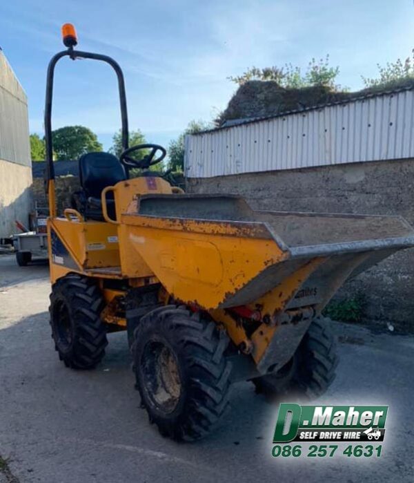 1 Ton Wheel Dumper from D Maher Self Drive Plant Hire Tipperary. Machines are fully insured and certified to the best of safety standards.